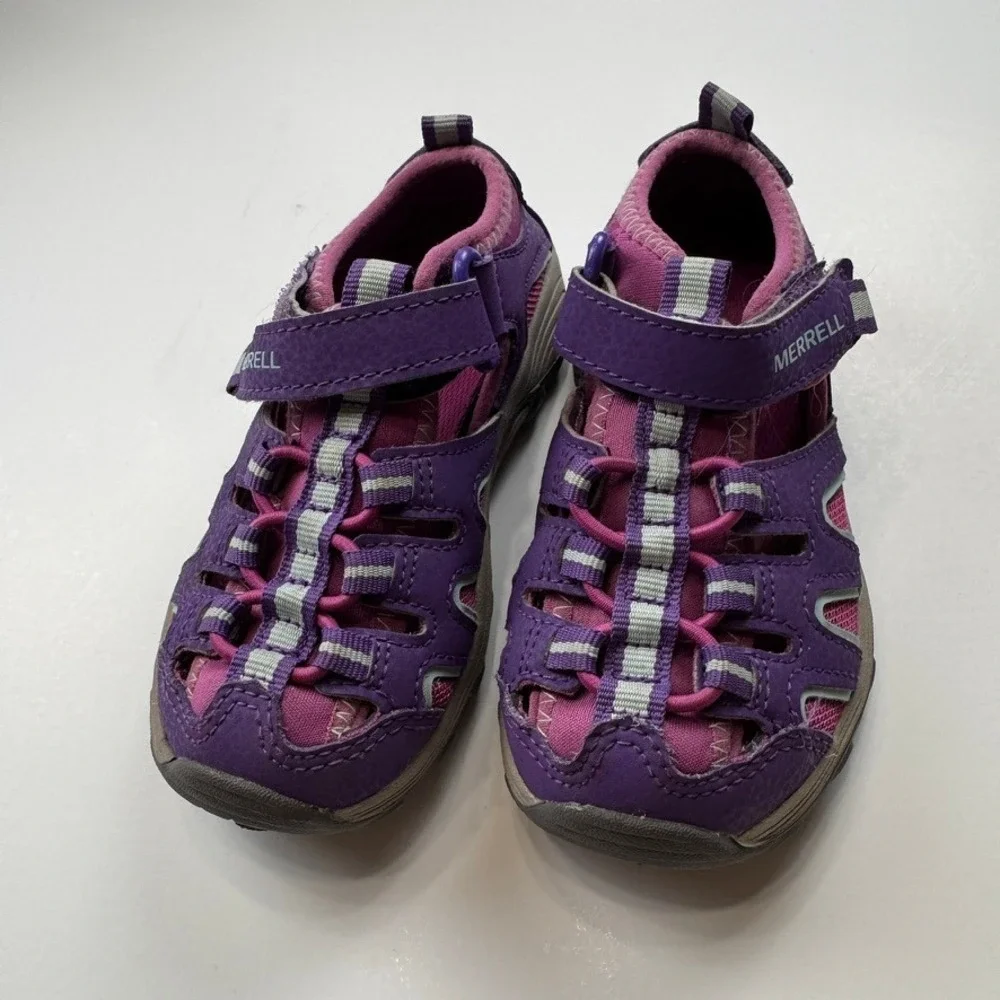 Merrell Hydro Hiker Purple Pink Kids Water Sandals MK163683 Size 9M